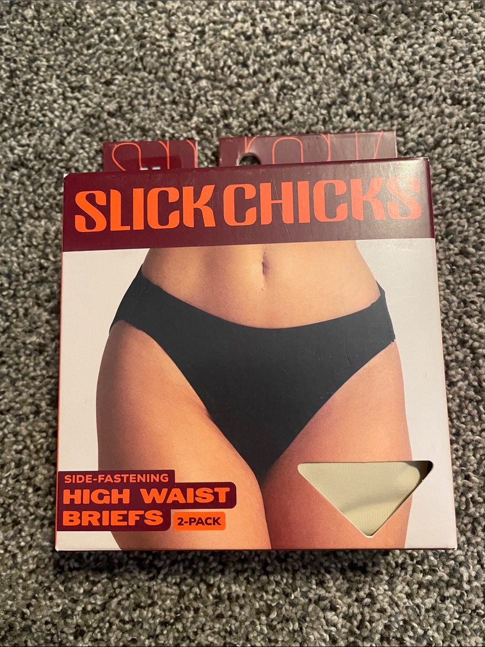 Side fastening high waist briefs -2pk